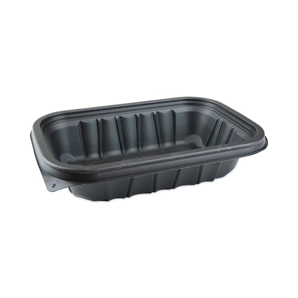 Pactiv Evergreen EarthChoice Entree2Go Takeout Container, 24 oz, 8.66 x 5.75 x 1.97, Black, PK300, 300PK YCNB9X624000 - main